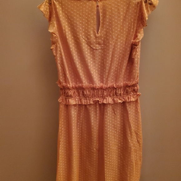 NWT ELLA MOON WOMEN'S RUFFLE SLEEVE SMOCKED WAIST MINI - Picture 6 of 9